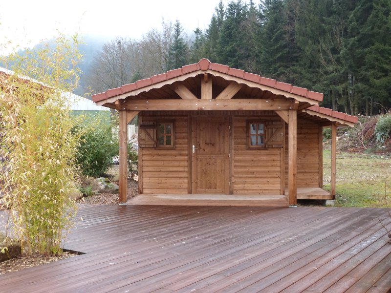 Abris jardin chalets bois qualité sur mesure