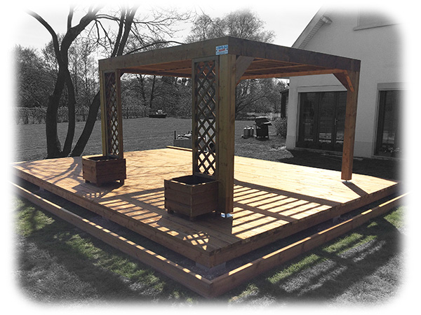 Pergolas en bois